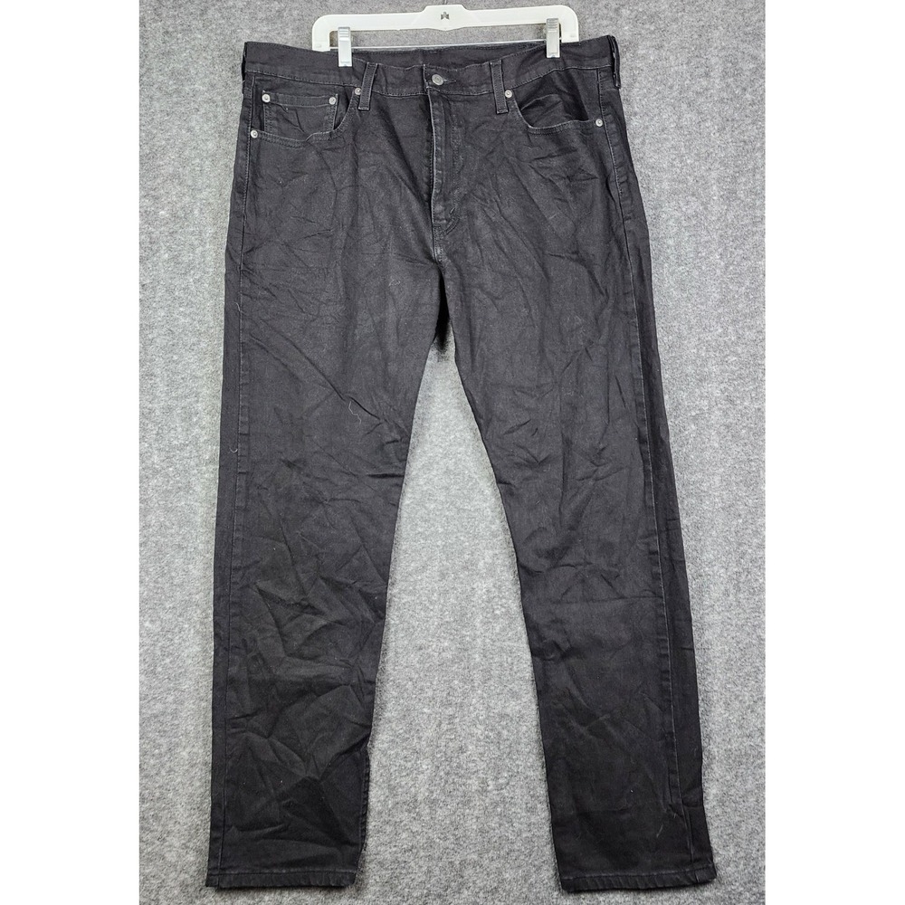 Levi's 502 Taper Jeans Mens‎ 38x32 Black Regular Fit Tapered Leg Denim Pants